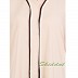 Muslim dress- cream colour front open abaya  Muslim dress- cream colour front open abaya